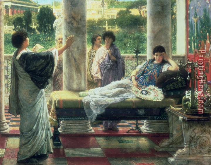 Sir Lawrence Alma-Tadema Catullus Reading his Poems